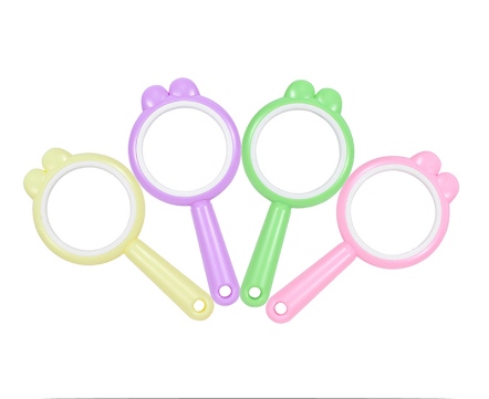 兒童防摔手持式耳朵造型放大鏡 四種顏色 觀察用品 飼養用品