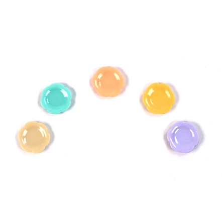 馬卡粉色 迷你小花造型食盆 微縮模型 餵食用品 飼養用品