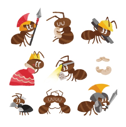 蟻Q系列-紋身貼紙