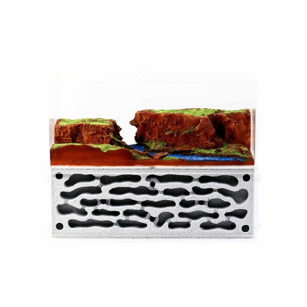 荒野紅沙 蟻宅Pro 荒野巨岩 一體式 立體 輕質磚巢 大型