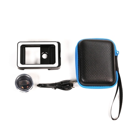 手機專用100mm微距夾鏡 自帶充電式環形補光燈 適用大部分手機 攝影用品