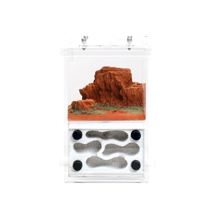 荒野紅沙 蟻宅Pro 荒野巨岩 一體式 立體 輕質磚巢 小型